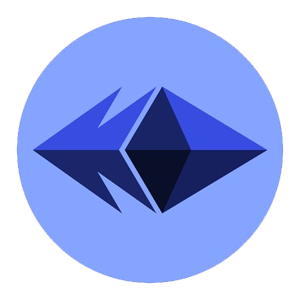 Ethereum Blue Coin Logo